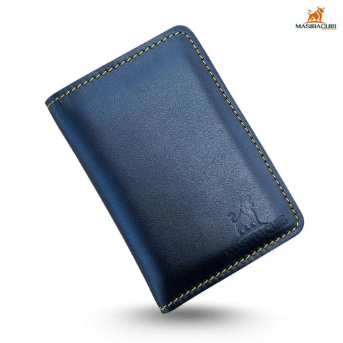 Premium Vegan Leather Bi-Fold Card Holder Wallet