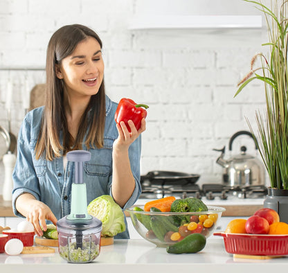 800ML Manually Handy Chopper For Vegetables