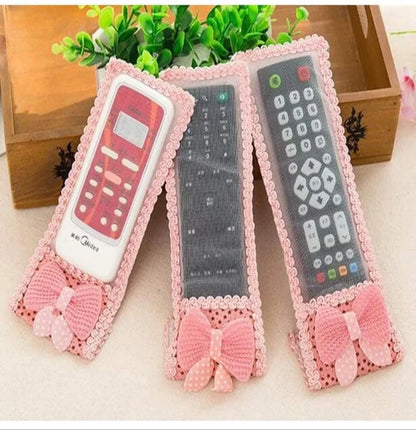 Dustproof Fancy Remote Cover Set of 3 (Multicolor)