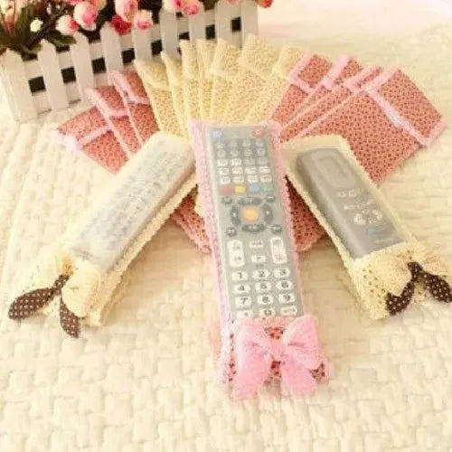 Dustproof Fancy Remote Cover Set of 3 (Multicolor)